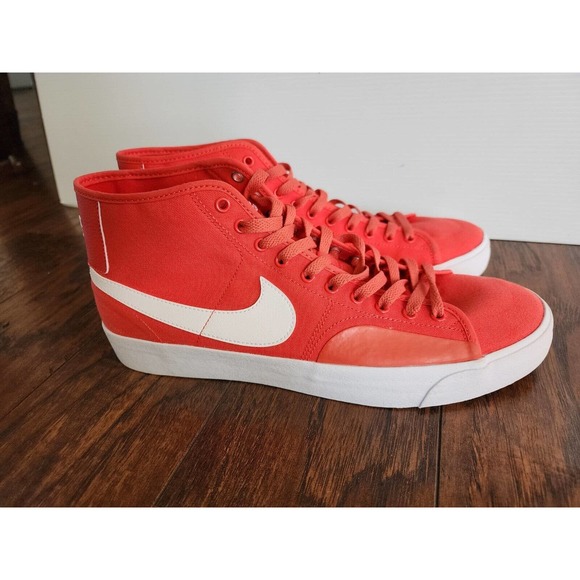 Nike SB BLZR Court Mid Skate Shoes mens 12. Nwob coral - Picture 1 of 7